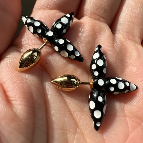 EA50 Louis Vuitton x Yayoi Kusama infinite dot louisette earrings ltd release - Picture 1 of 7